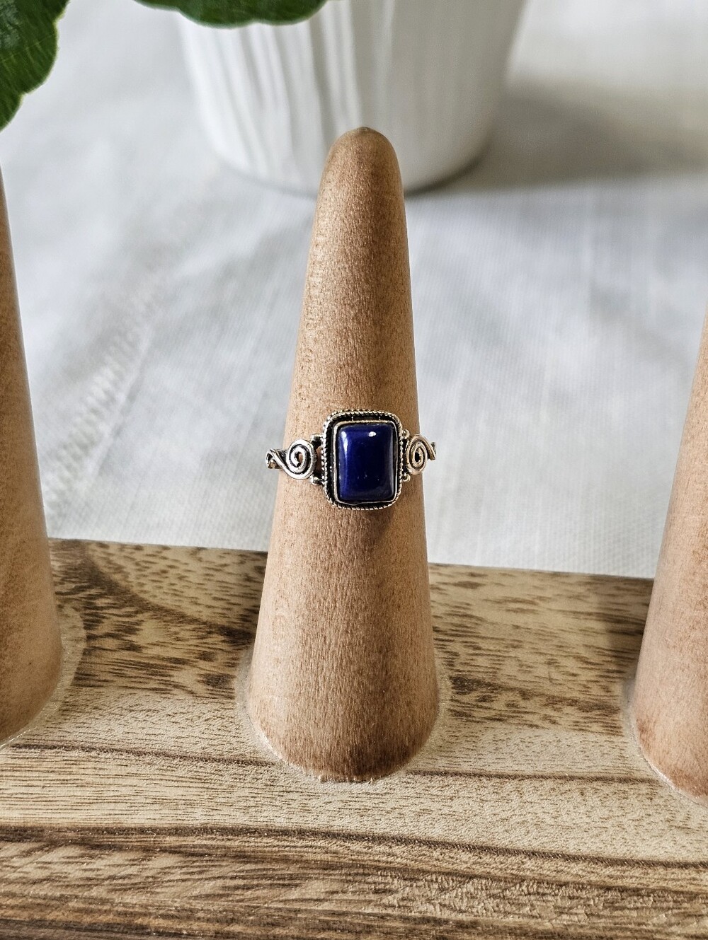 Sterling Silver.925 Lapis Lazuli  Ring - Size 7
